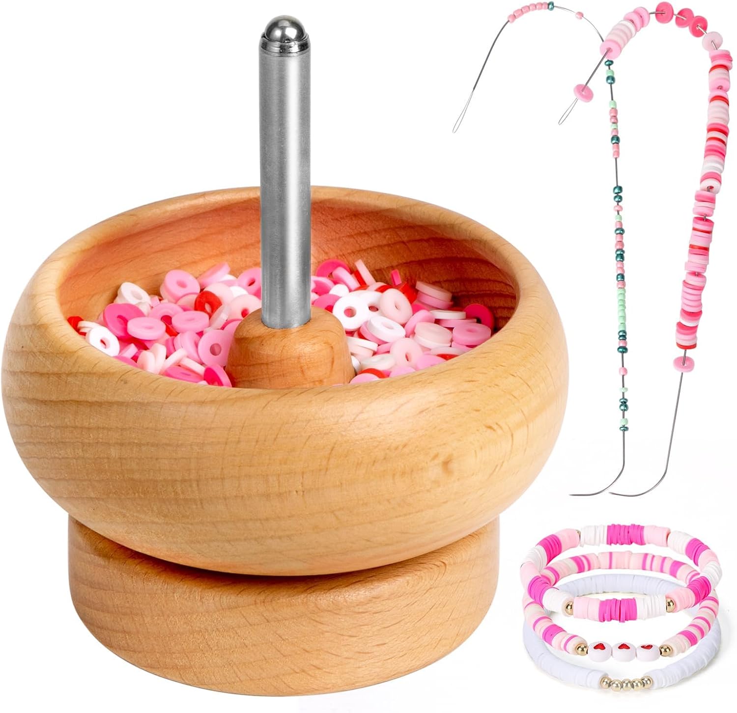Tilhumt Bead Spinner for Jewelry Making, Effortles...