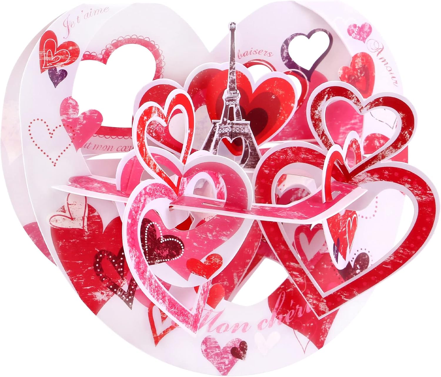 High-Quality Santoro Popnrock, Special 3D Pop Up Greeting Card for Amour, Unique...