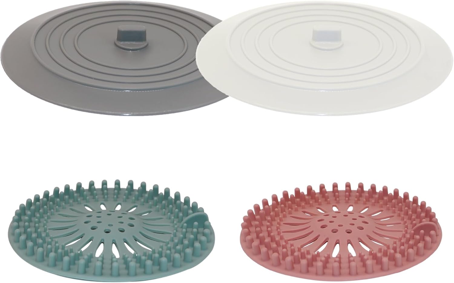 Shower Drain Hair Catcher Tub Stopper, V-TOP Drain...