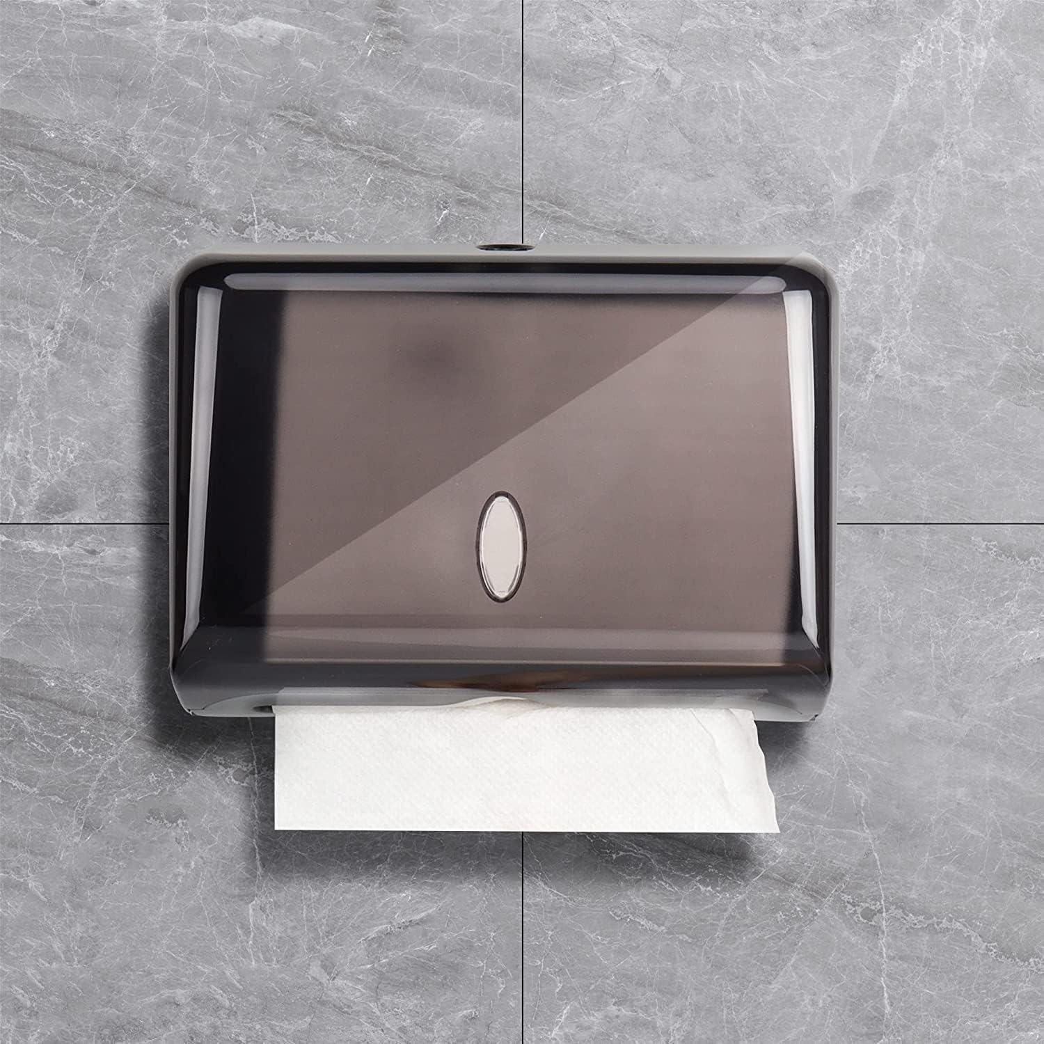 NICEME Paper Towel Dispenser,Kitchen paper towel holder,Wall Mounted C-Fold Comm...