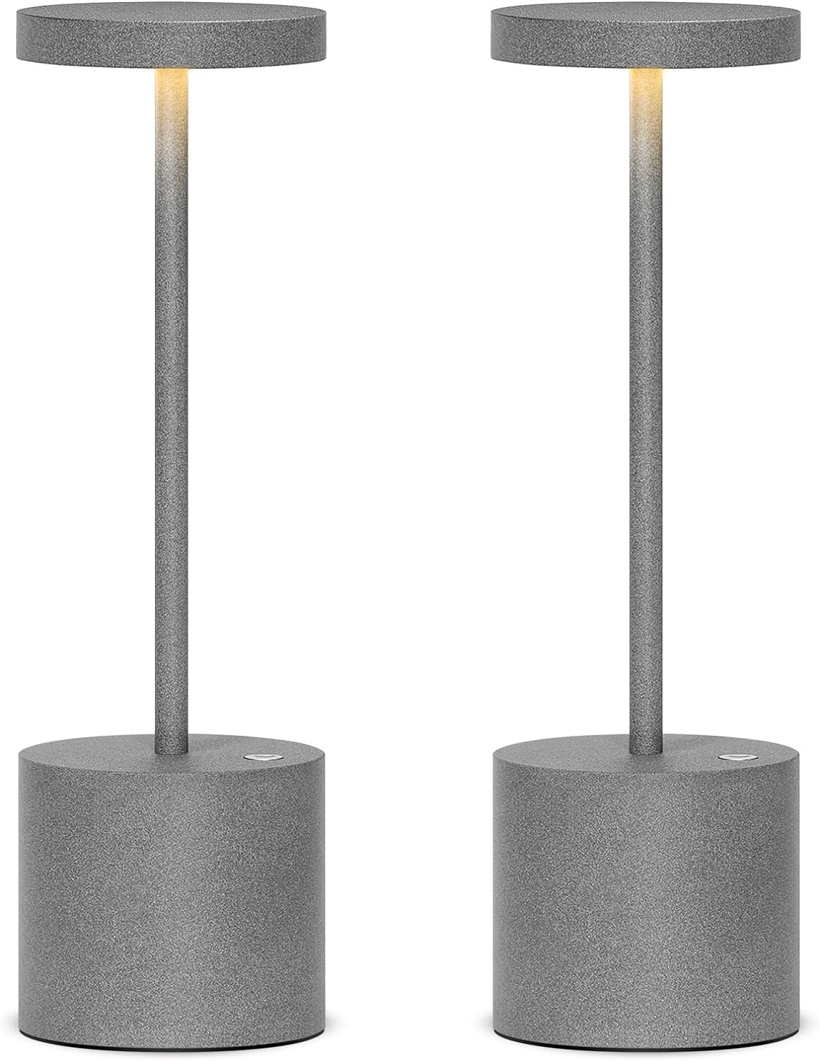 SAKRINGT 2 Pack Cordless Table Lamp Rechargeable,Portable LED Table Light,5000mA...