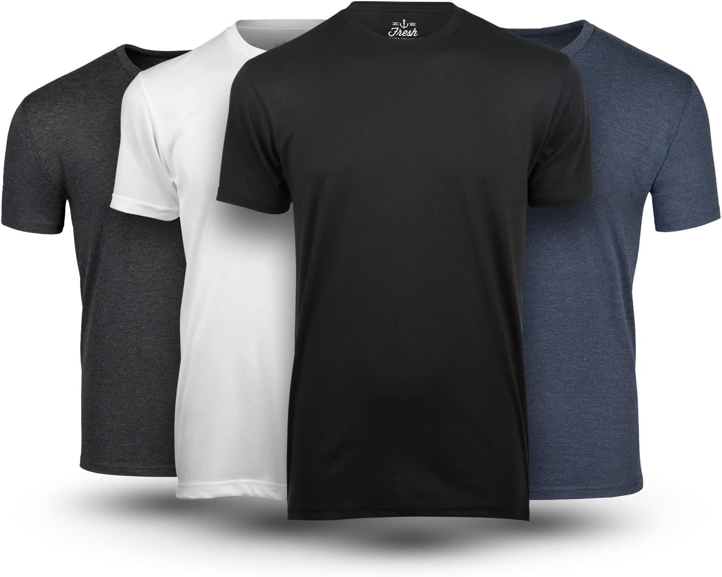 Fresh Clean Threads Variety Crew Neck Pack T-Shirt...