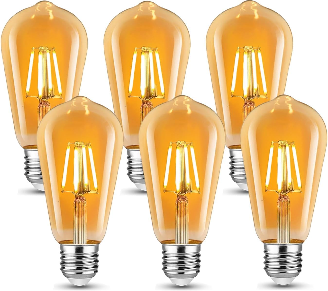 Unique Woowtt Vintage Led Edison Bulb, High-Quality Edison Screw Bulbs with 4W E...