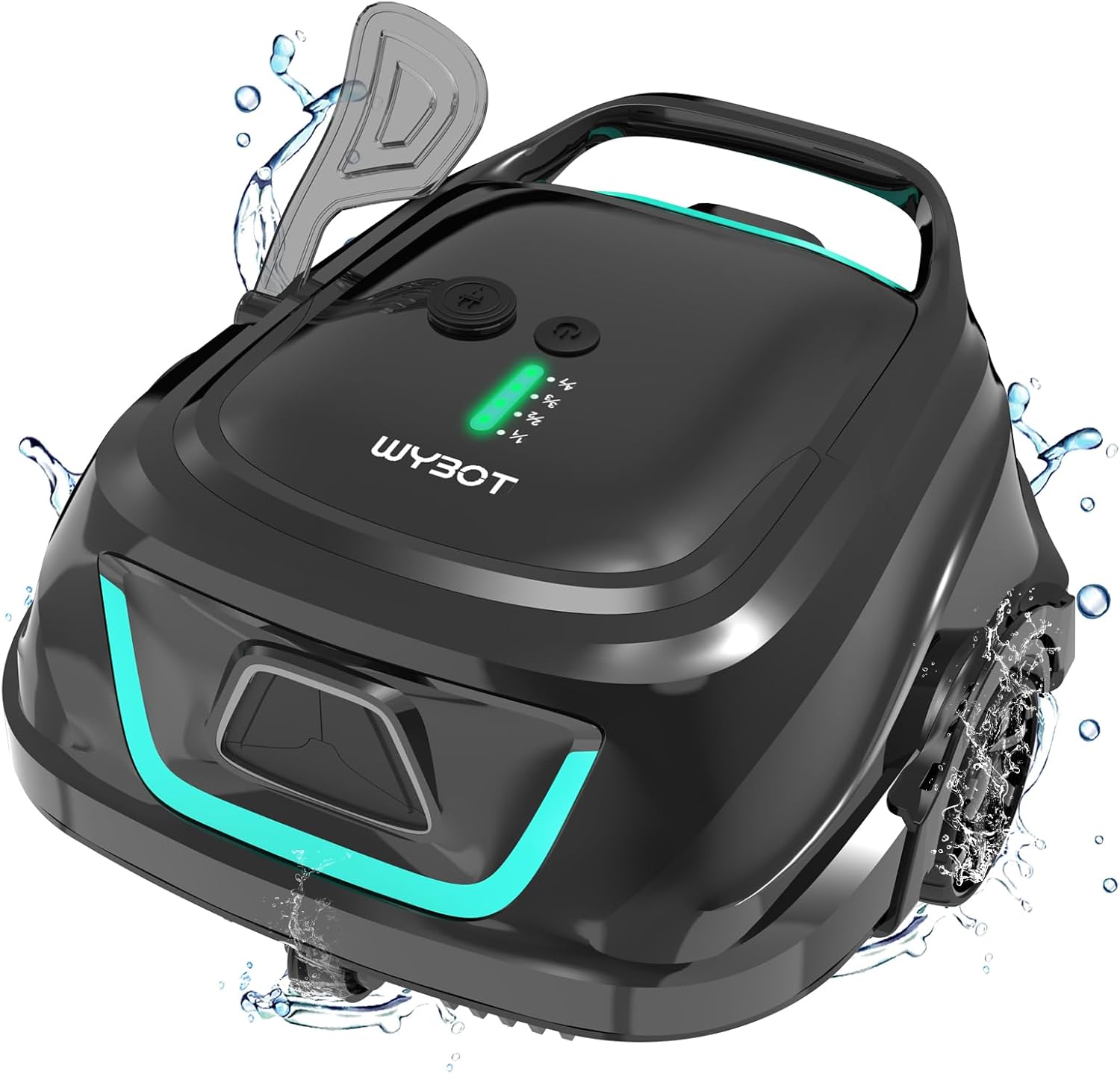(2024 New) WYBOT A1 Cordless Pool Vacuum with Double Filters, Robotic Pool Clean...