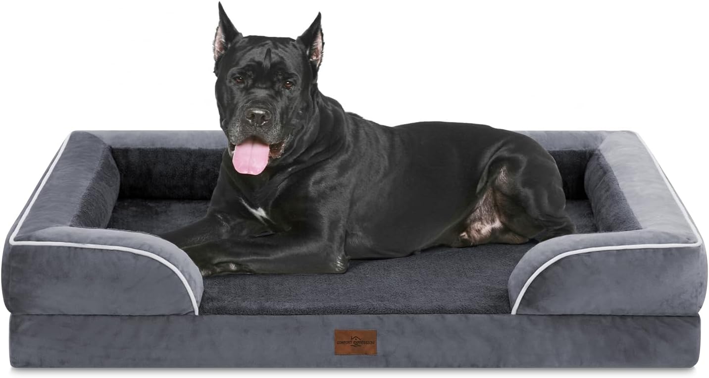 Waterproof Orthopedic Foam Dog Beds, XXL Orthopedic Dog Bed for Extra Large Dogs...