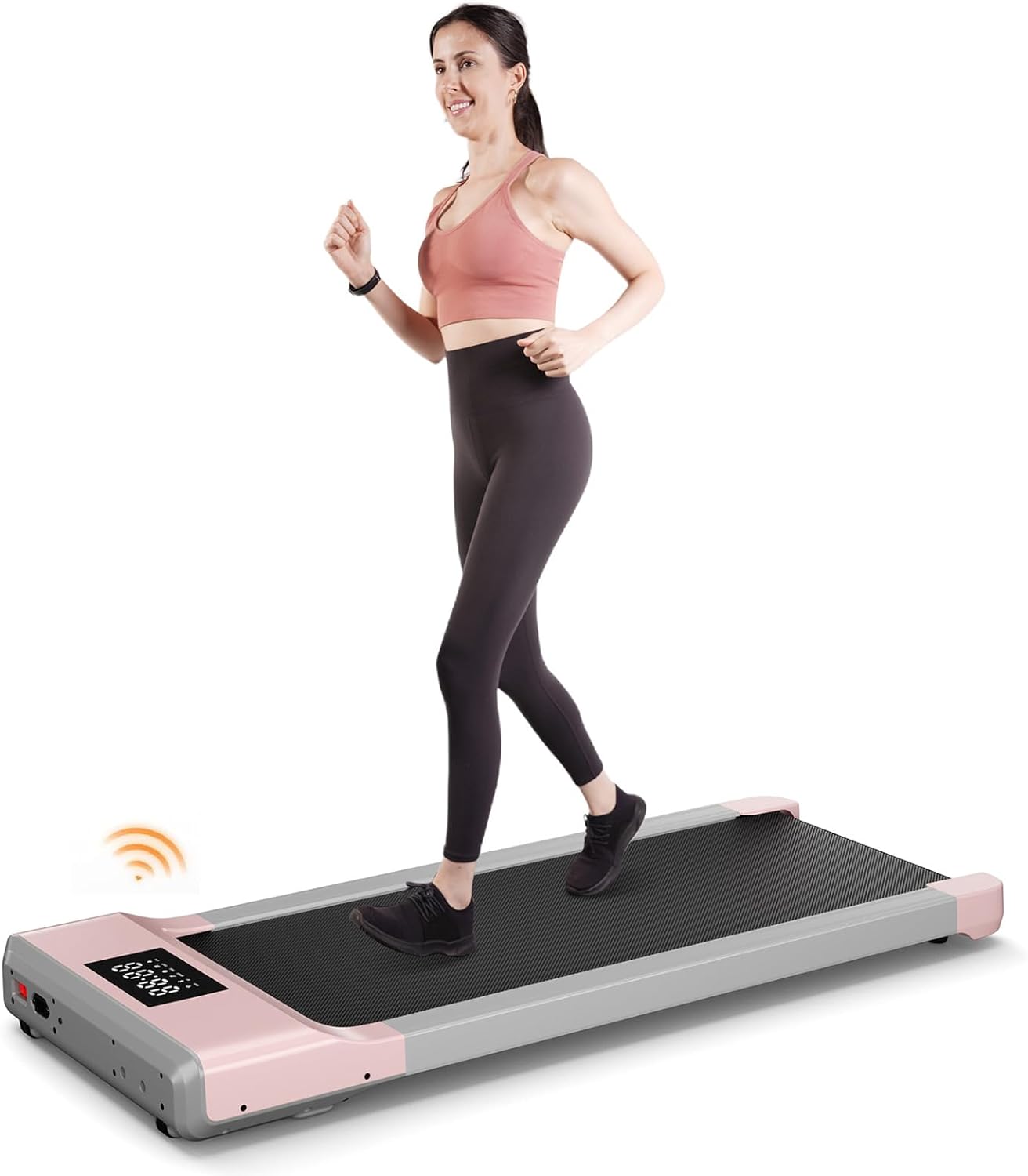 DeerRun 2024 Upgrade Walking Pad, Smart Under Desk Treadmill for Home, No-Assemb...