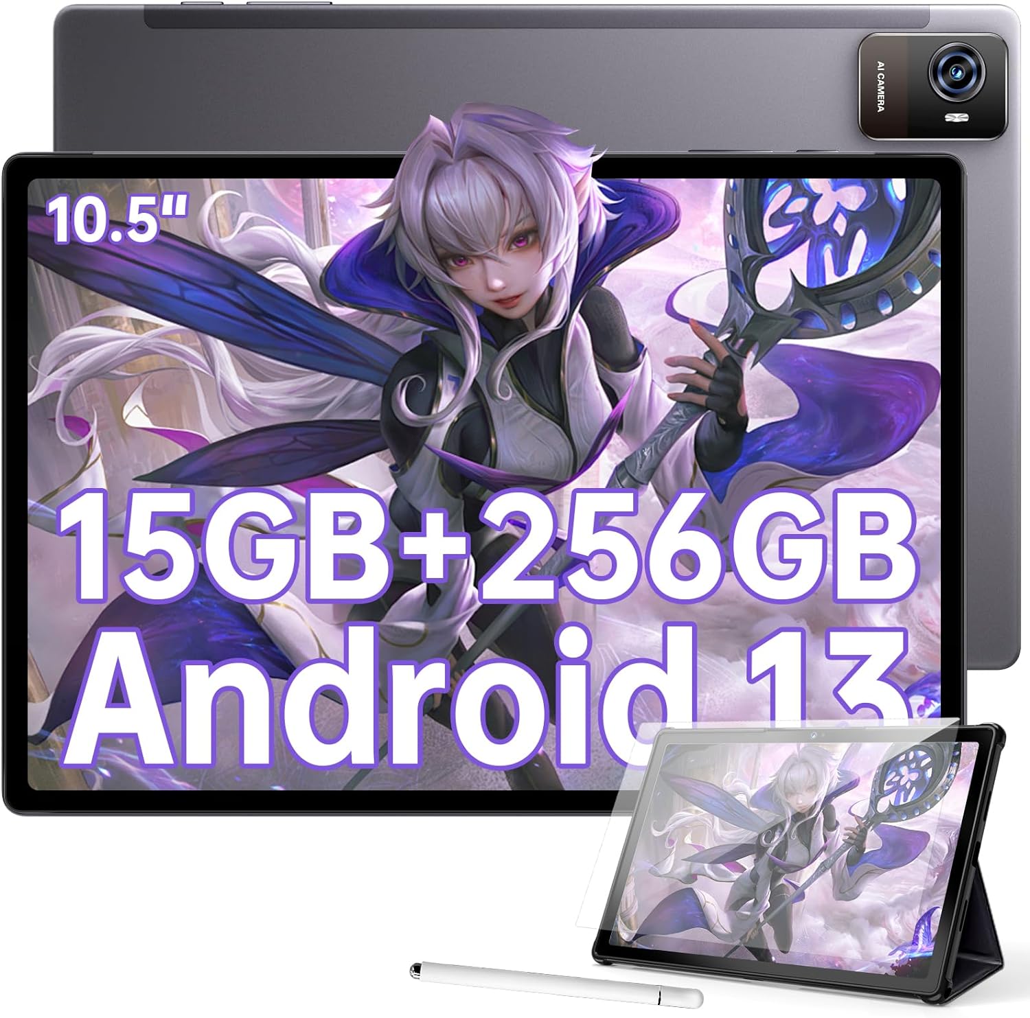 OUKITEL OKT3 Android 13 Tablet - 15GB+256GB(TF 2TB), 10.51 inch tablet, 8250mAh...