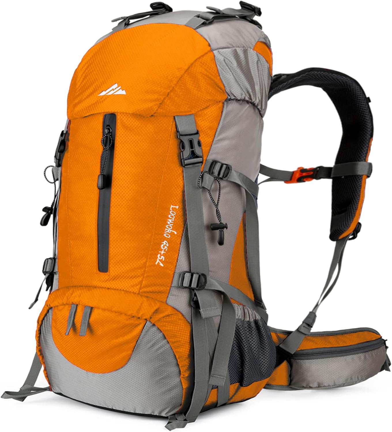 Loowoko 50L Hiking Backpack, Waterproof Camping Essentials Bag with Rain Cover,...