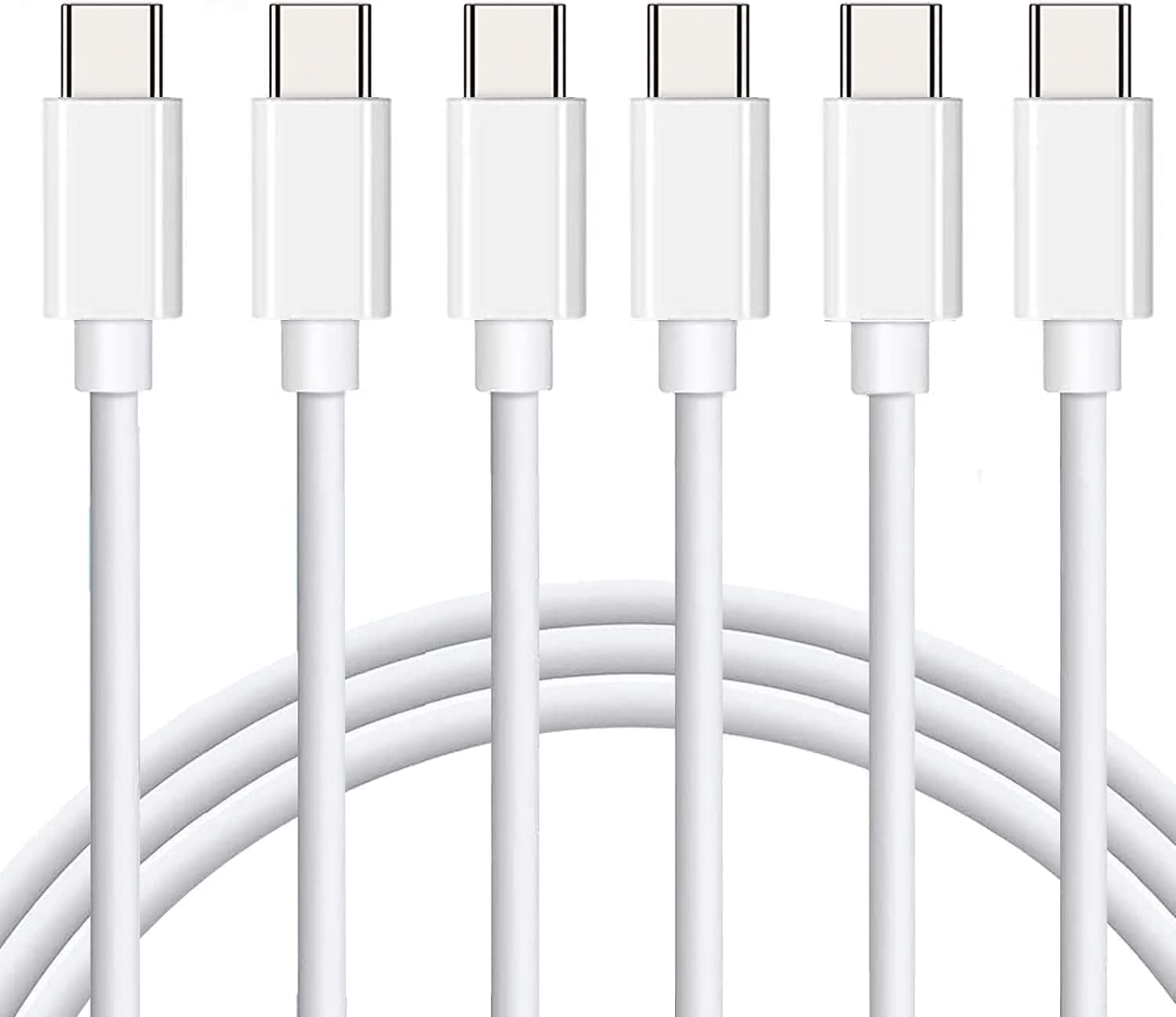 USB C to USB C Charger Cable 3Pack 6FT 60W Type C Fast Charging Cord Compatible...