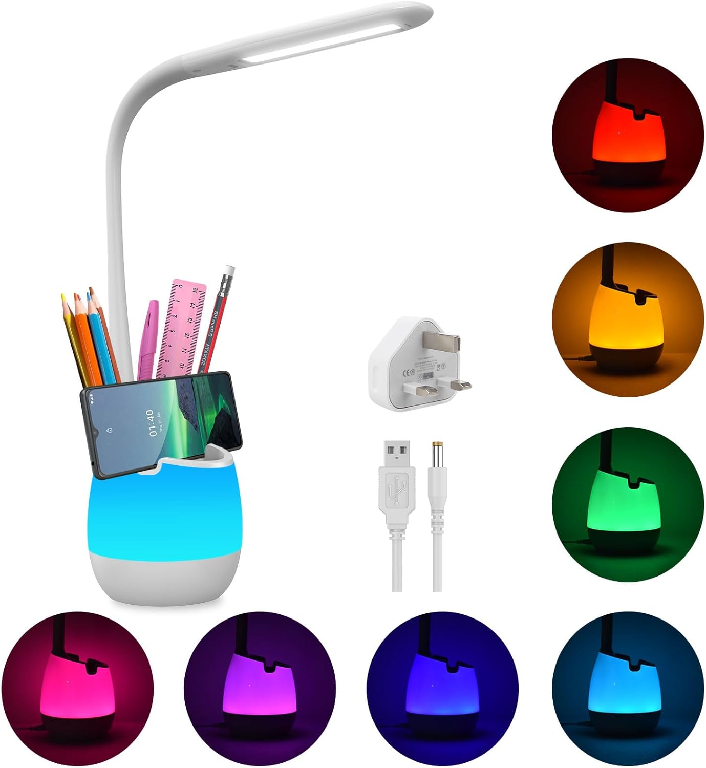 Special ERAY Kids Desk Lamp, Best LED Study Light with 2000mAh Rechargeable Batt...