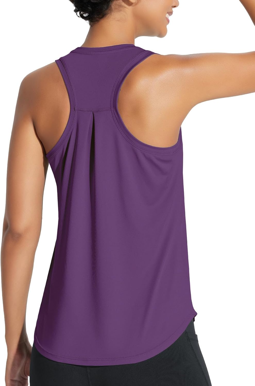 BALEAF Women's Workout Tank Top Racerback Tops Sleeveless Running Shirts Loose F...