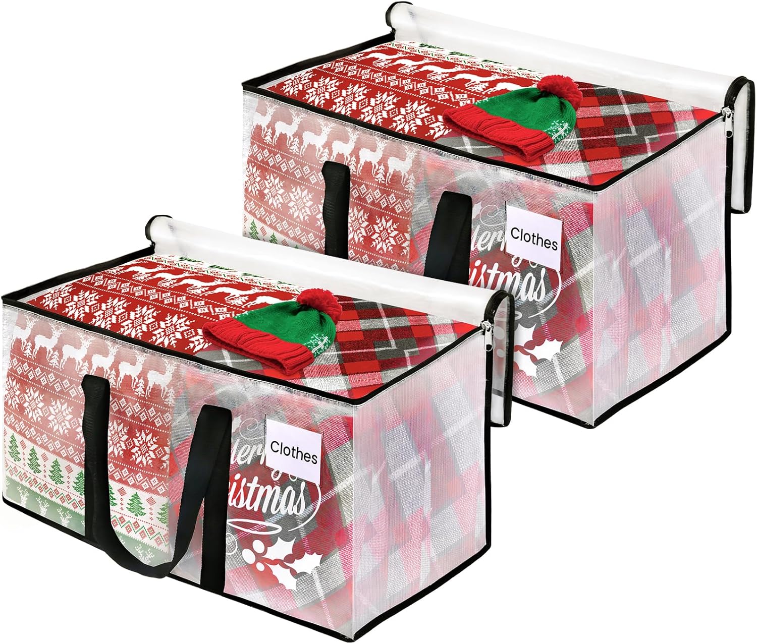 Clear Moving Bags Heavy Duty Extra Large, Moving Supplies with Reinforced Handle...