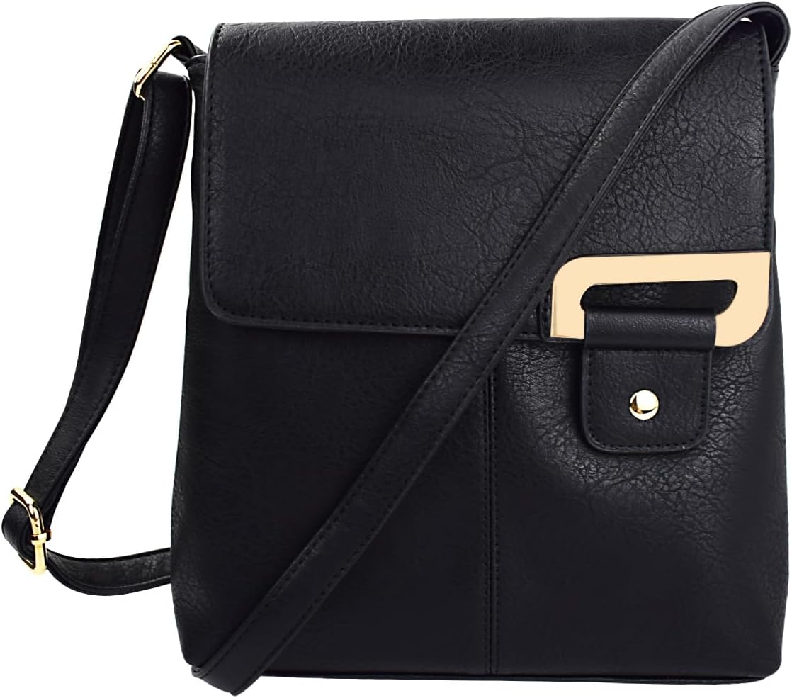 LA DEARCHUU Crossbody Bags for Women, PU Leather Cross Body Bag Fashion Magnetic...