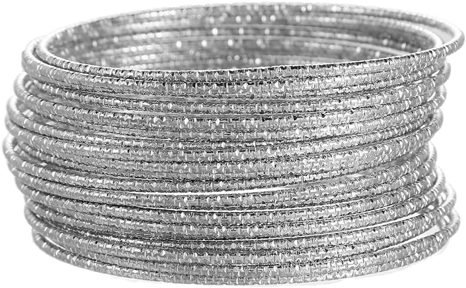 16Pcs Gold Bangle Bracelets for Women - Multi Layer Stackable Textured Bracelets...