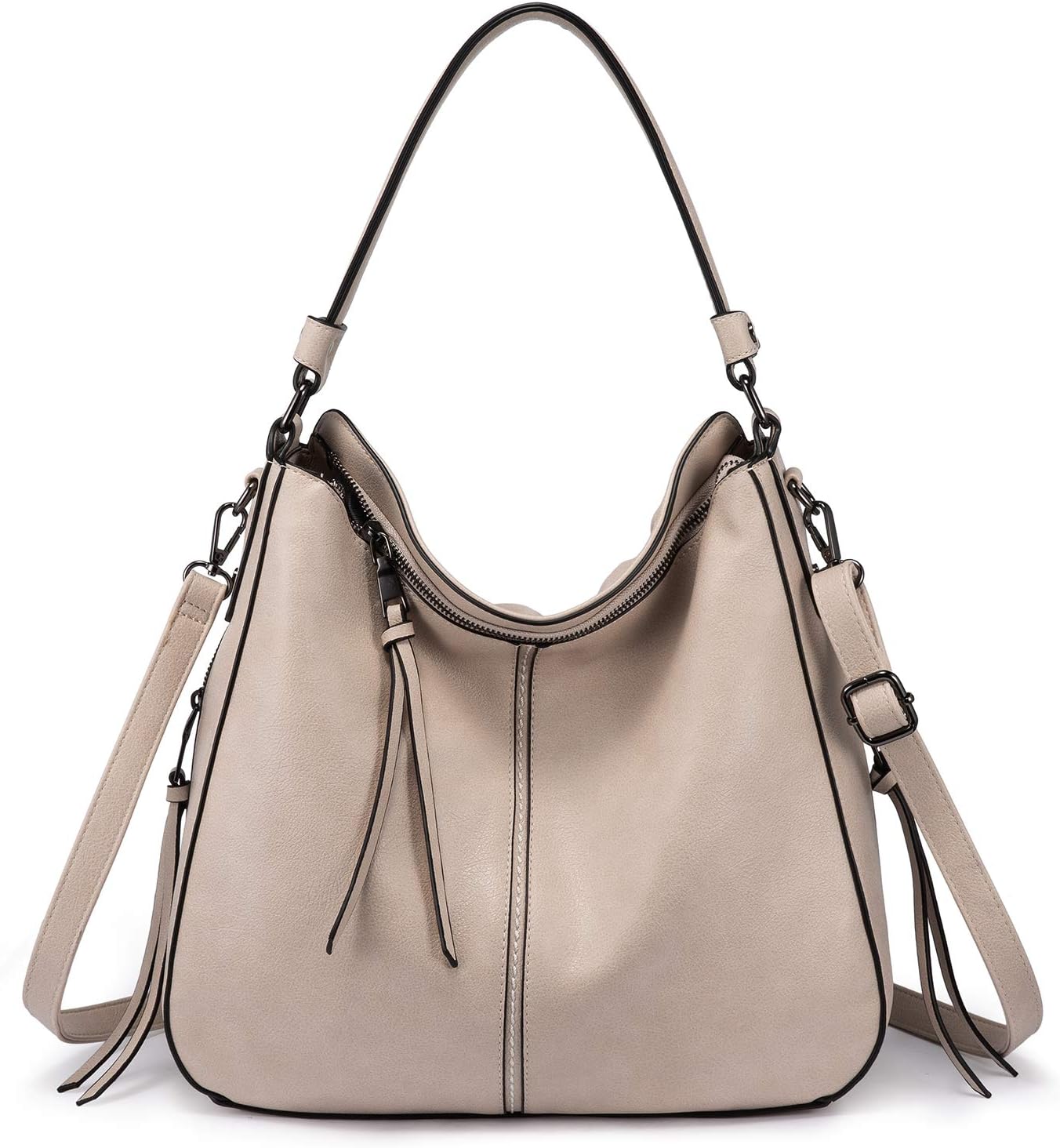 Handbags for Women Large Designer Ladies Hobo bag Bucket Purse Faux Leather Larg...