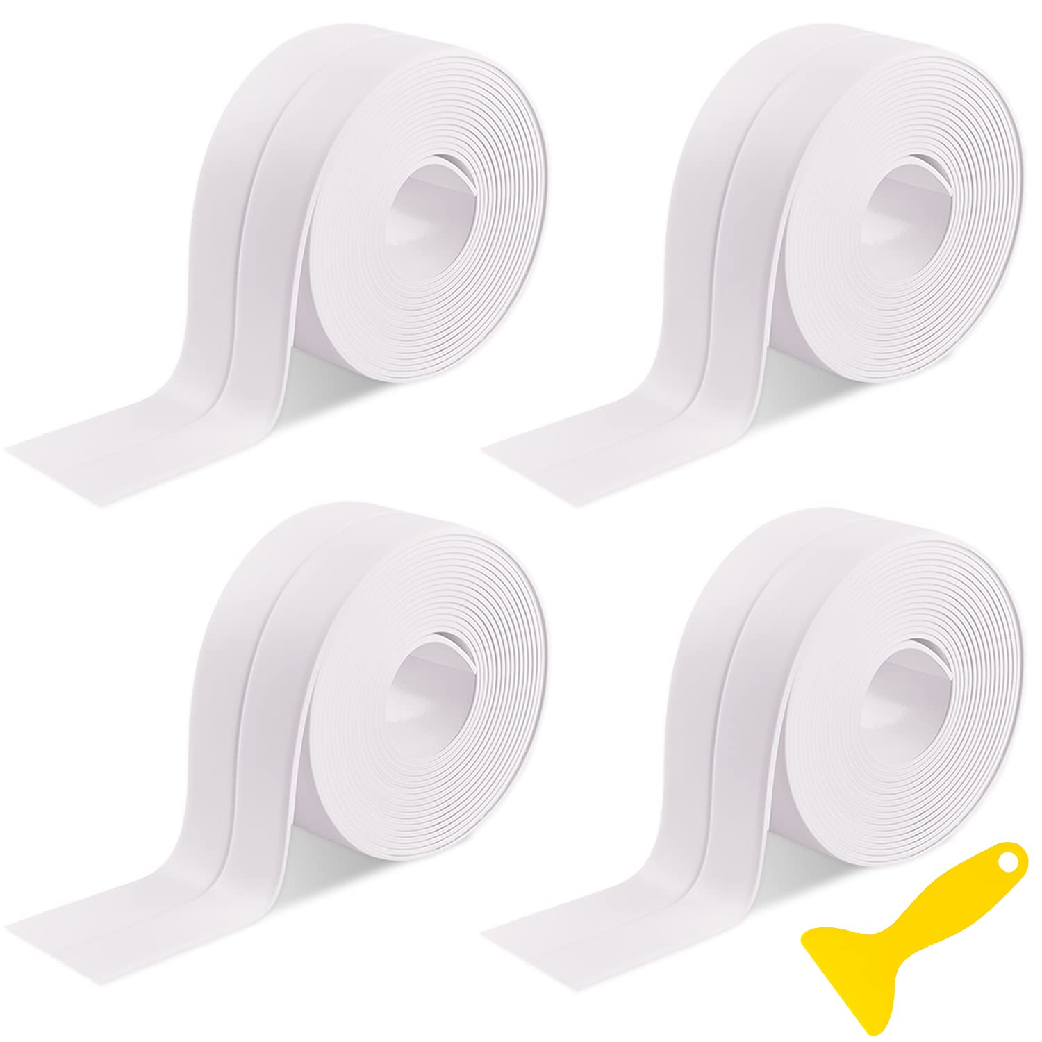 DREETINO Bath Sealant Strip,11ft Self Adhesive Cau...