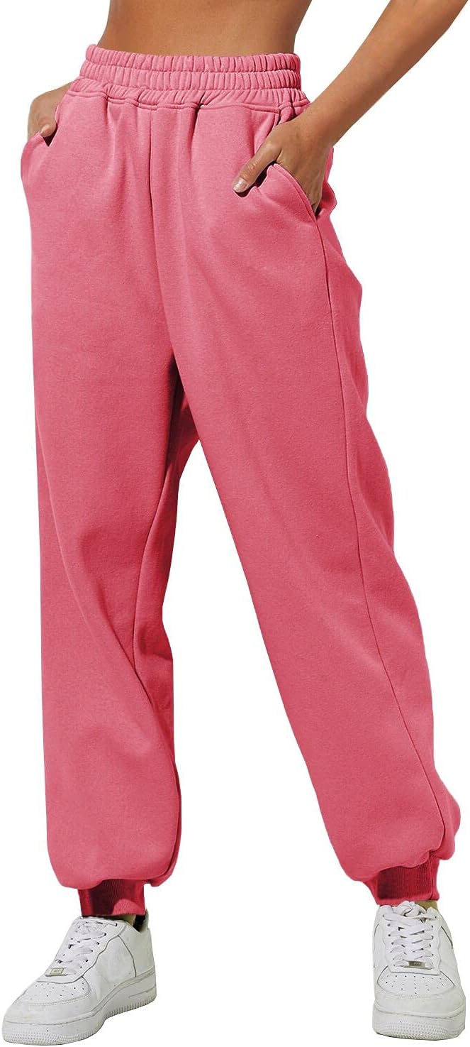 Yovela Womens High Waisted Baggy Sweatpants 2024 Fall Jogger Pants Y2k Trendy Lo...