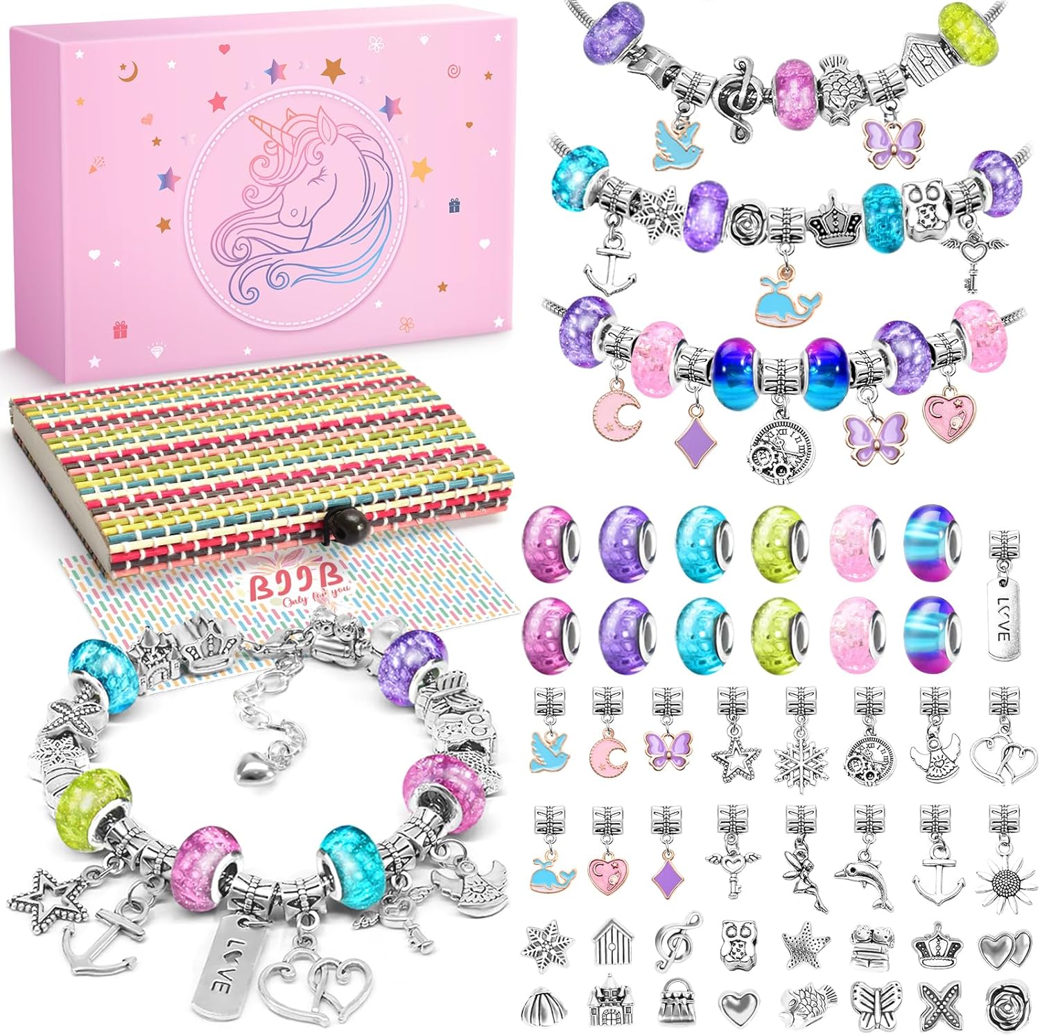 BIIB Gifts for Teenage Girls Gifts Jewellery Making Kit, Gifts for Girls 8-12 Ye...