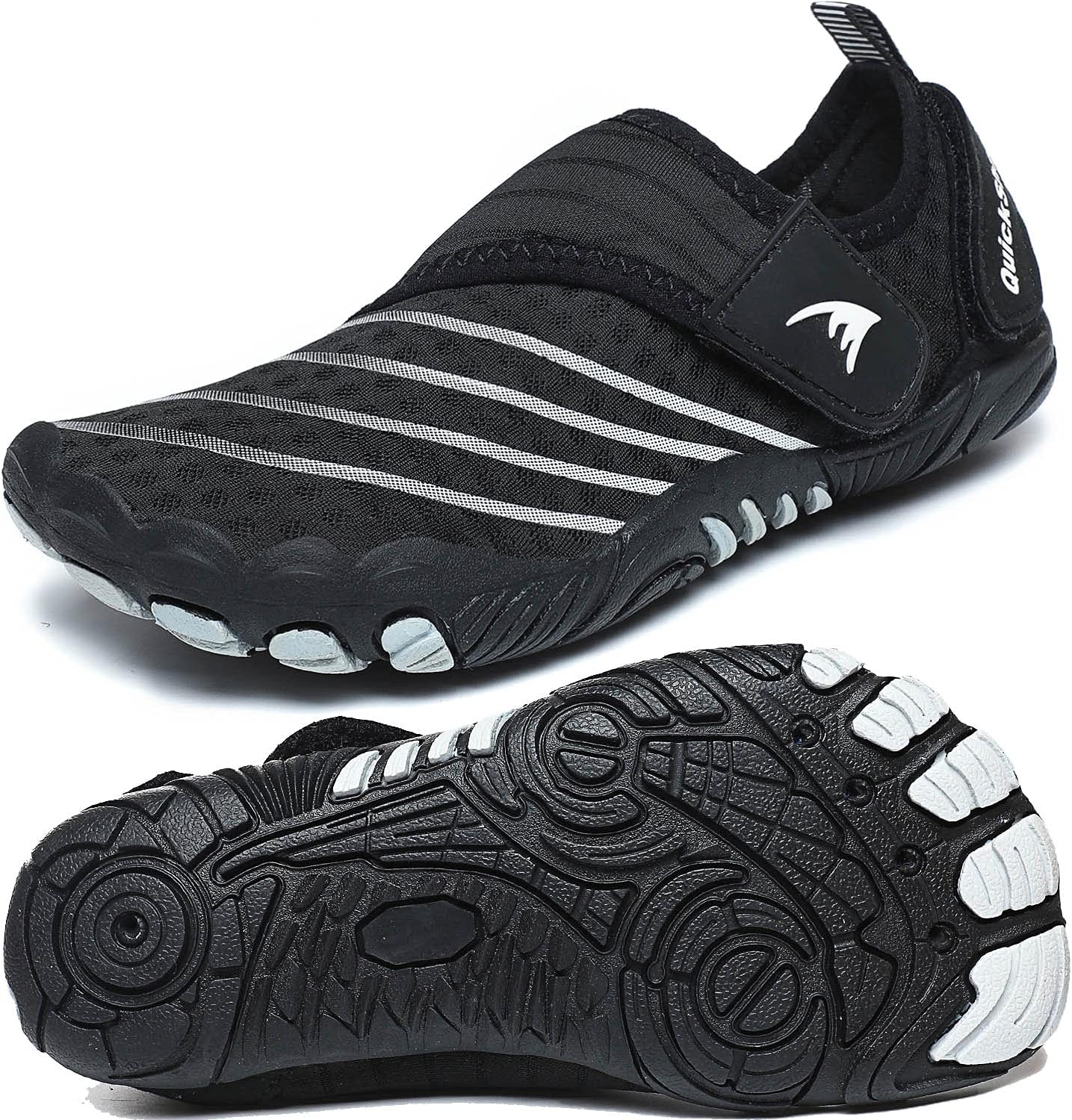 Quickshark Kids Water Shoes Boys Girls Barefoot Aqua Socks Outdoor Indoor Quick...