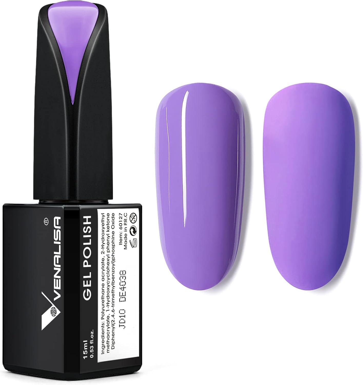 VENALISA Violet Purple Gel Nail Polishes Neutral Color Soak Off UV LED lamp Fren...
