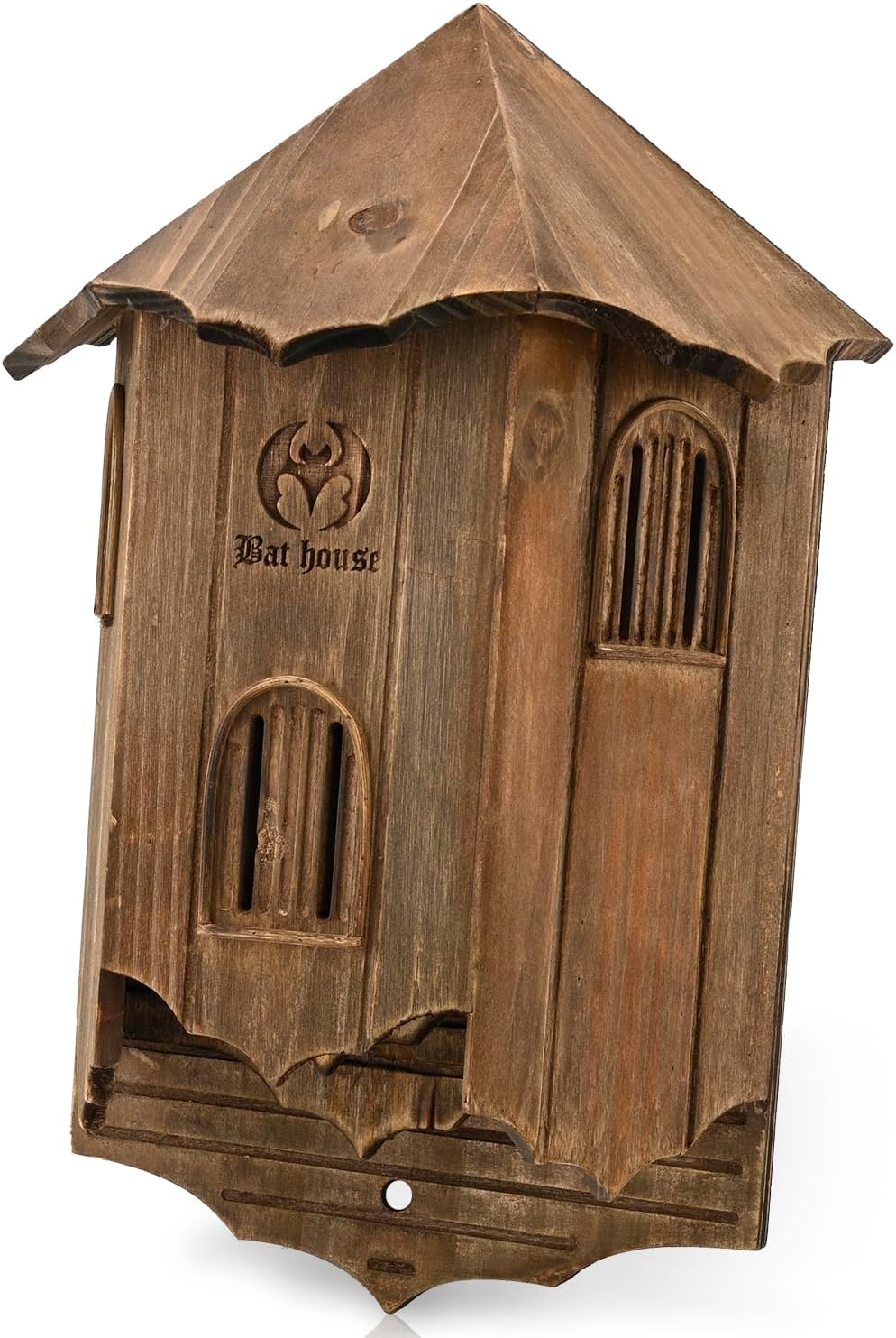 Wooden Castle Bat Houses for Outside Bat Box for Outdoors - Large Three Chamber...