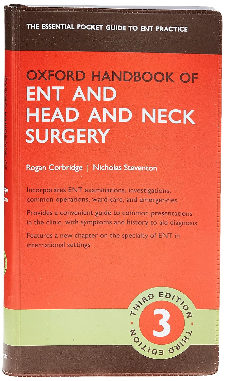 Best Oxford Handbook, Special Medical Handbook for ENT, Innovative Head and Neck...