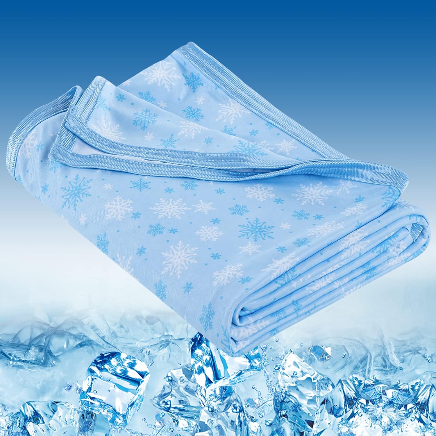 CHOSHOME Cooling Blanket for Summer, 130x150CM Cooling Blanket for Bed with Arc-...