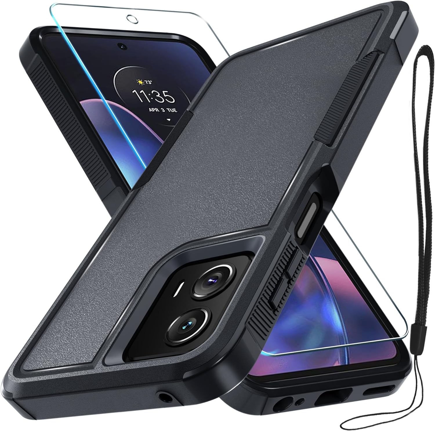 for Motorola Moto G 5G 2024 Case, Full Body Heavy Duty Rugged Shockproof Protect...