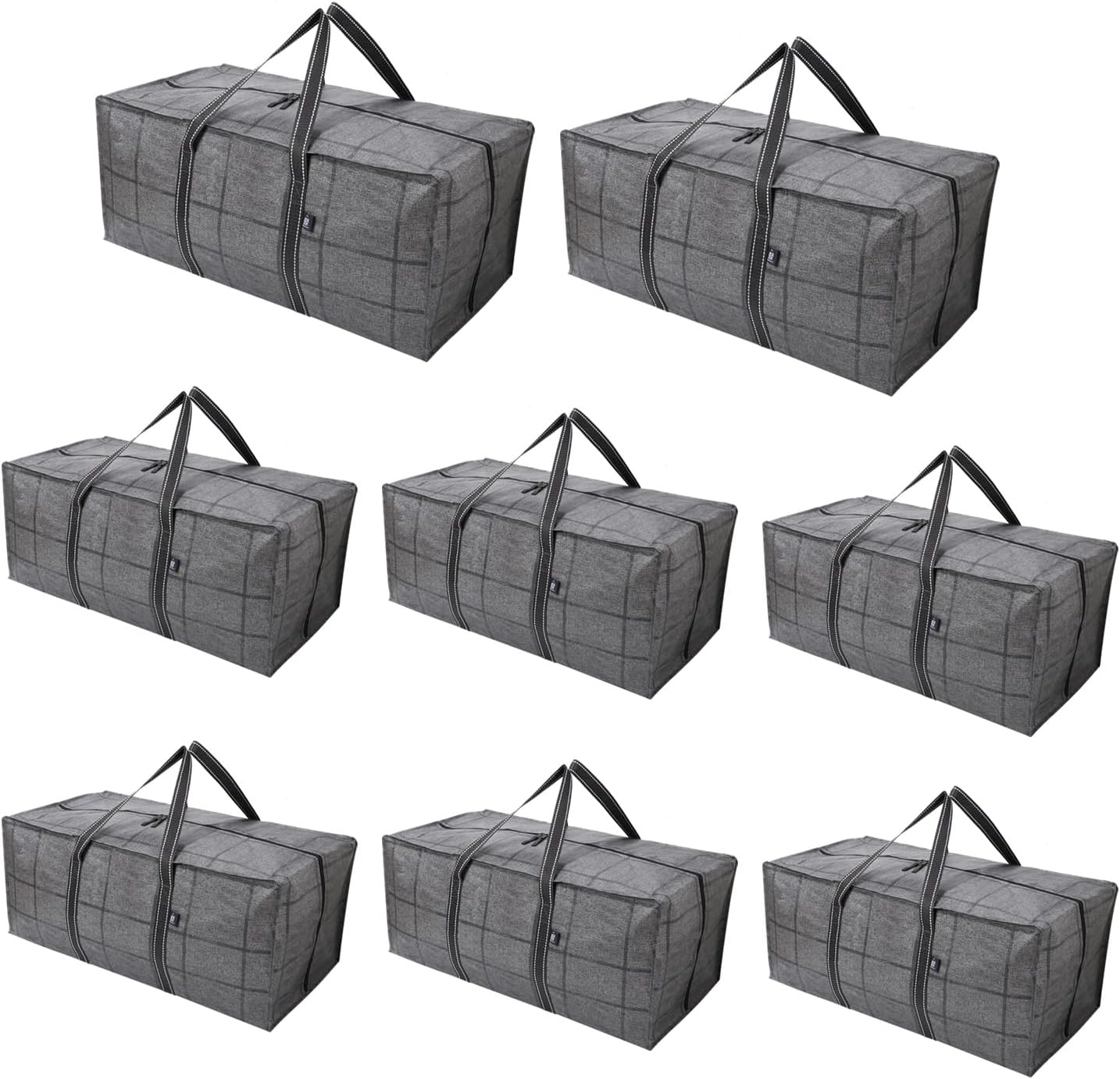 VENO 8 Pack Heavy-Duty Extra Large Storage Bags，Moving House Essentials, Laundr...