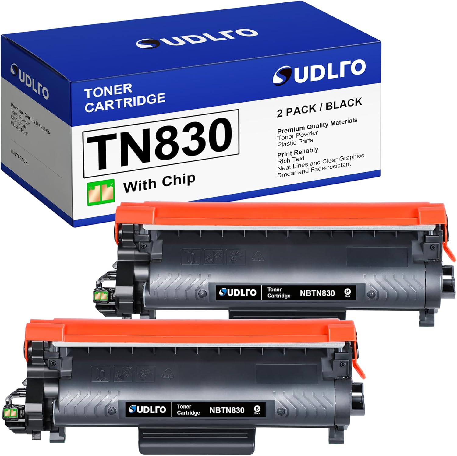 TN830 Toner Cartridge - Replacement for Brother TN830 TN-830 TN830XL to use with...