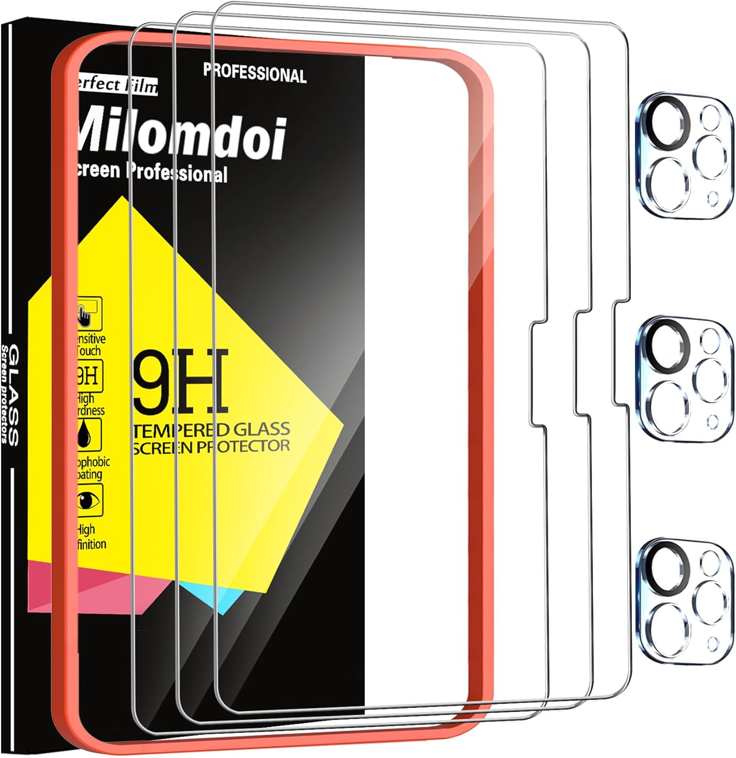 Milomdoi 3 Pack Screen Protector for iPad Pro 13 Inch 2024 7th Generation with 3...