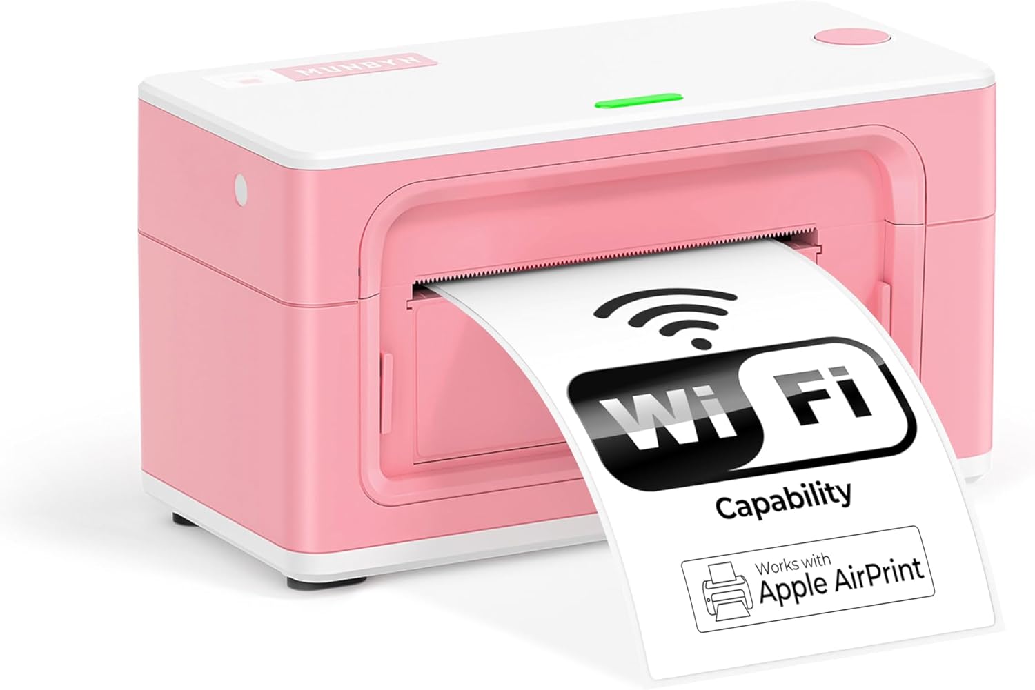 MUNBYN Wireless Thermal Printer, WiFi Shipping Label Printer Compatible with Air...