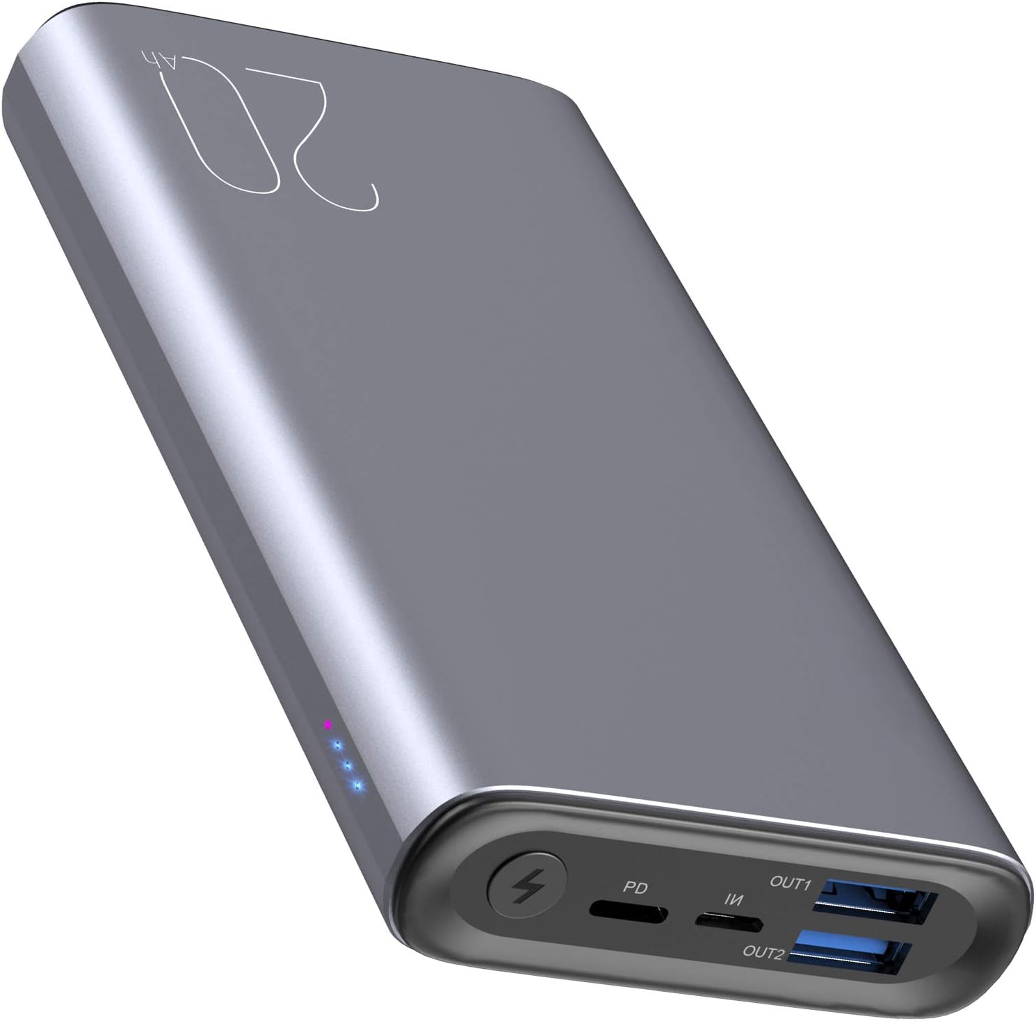 TOZO PB1 PD Portable Charger 20000mAh Capacity Fast Charging Power Bank 18W High...
