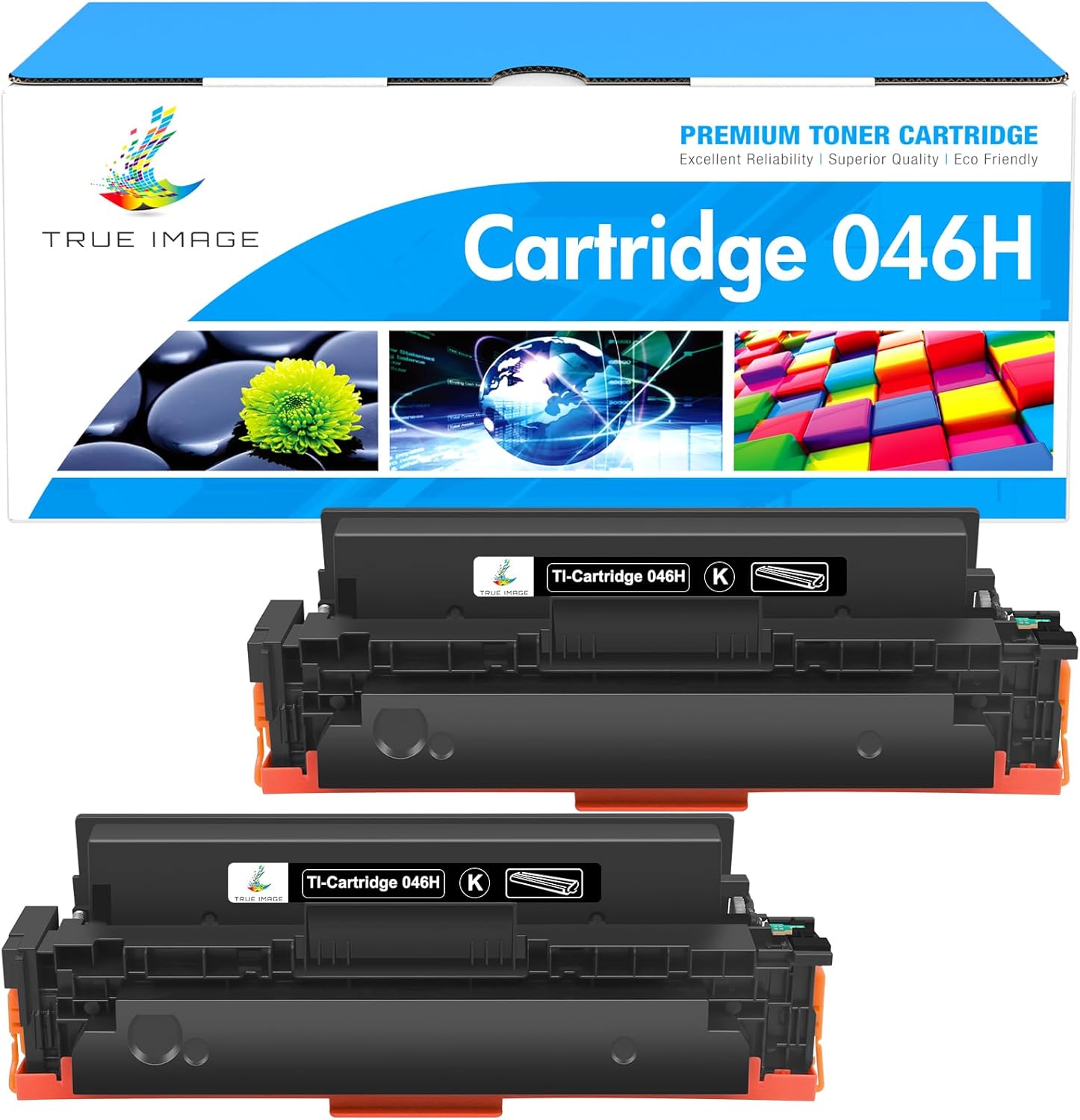046 046H Black Toner Cartridge: Compatible Replacement for Canon 046 046H CRG-04...