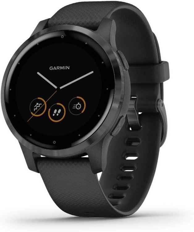 Garmin 010-02172-11 Vivoactive 4S, Smaller-Sized GPS Smartwatch, Features Music,...