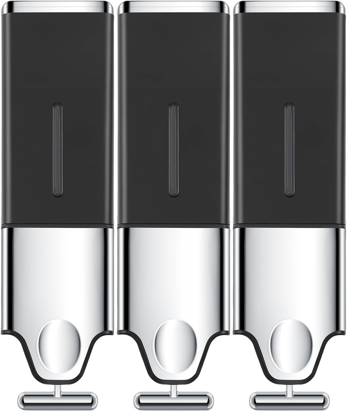 3-in-1 Quadrate Dispensers for The Shower,Shower soap Dispenser,Conditioner Disp...