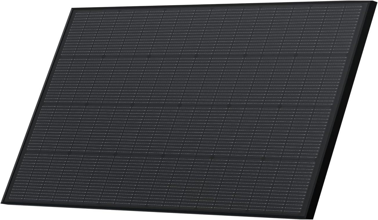 EF ECOFLOW 175W Solar Panel, 25% High-Efficiency N-Type Solar Cell, IP68 Waterpr...