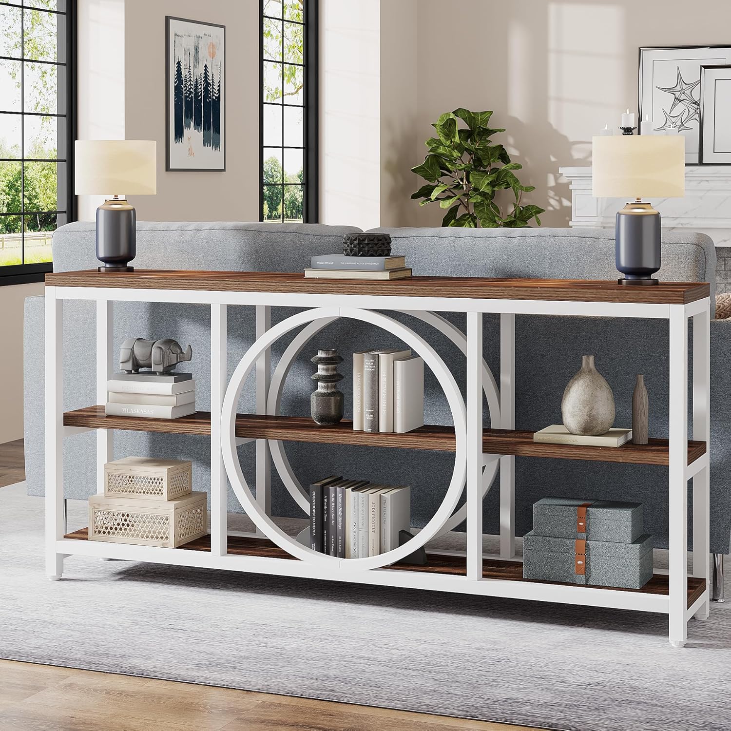 Tribesigns 70.9 inch Sofa Console Table, Extra Long Narrow Entryway Tables with...