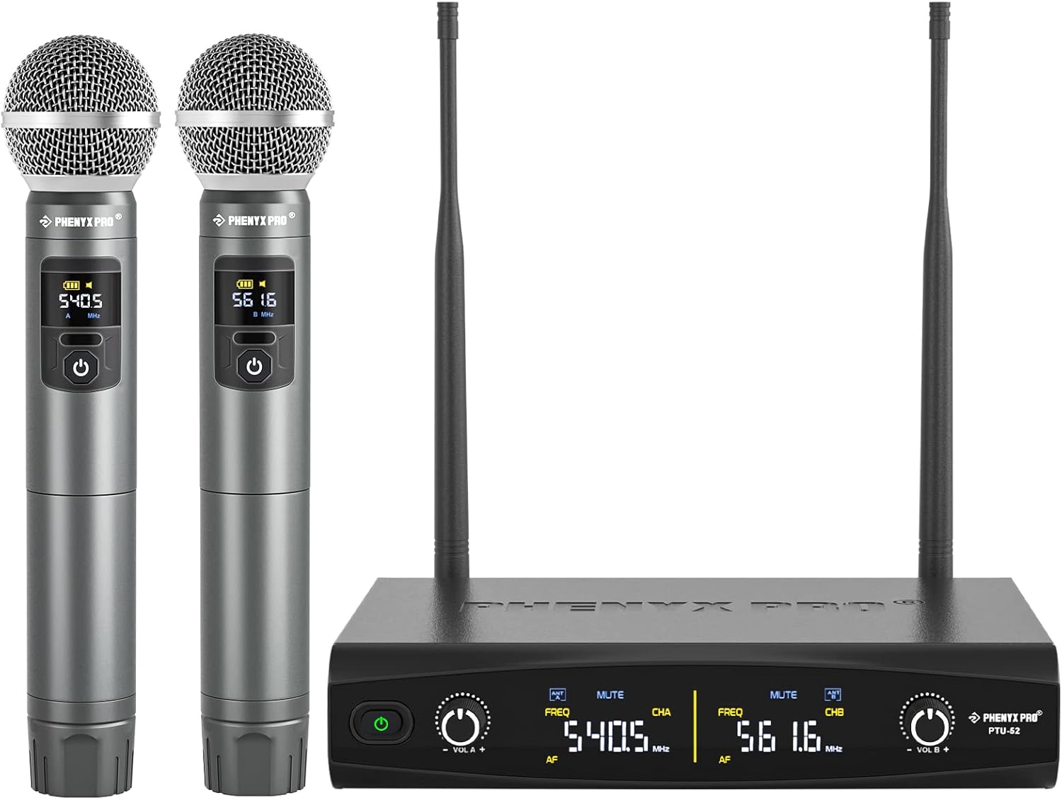 Phenyx Pro Wireless Microphone System, Metal Wirel...
