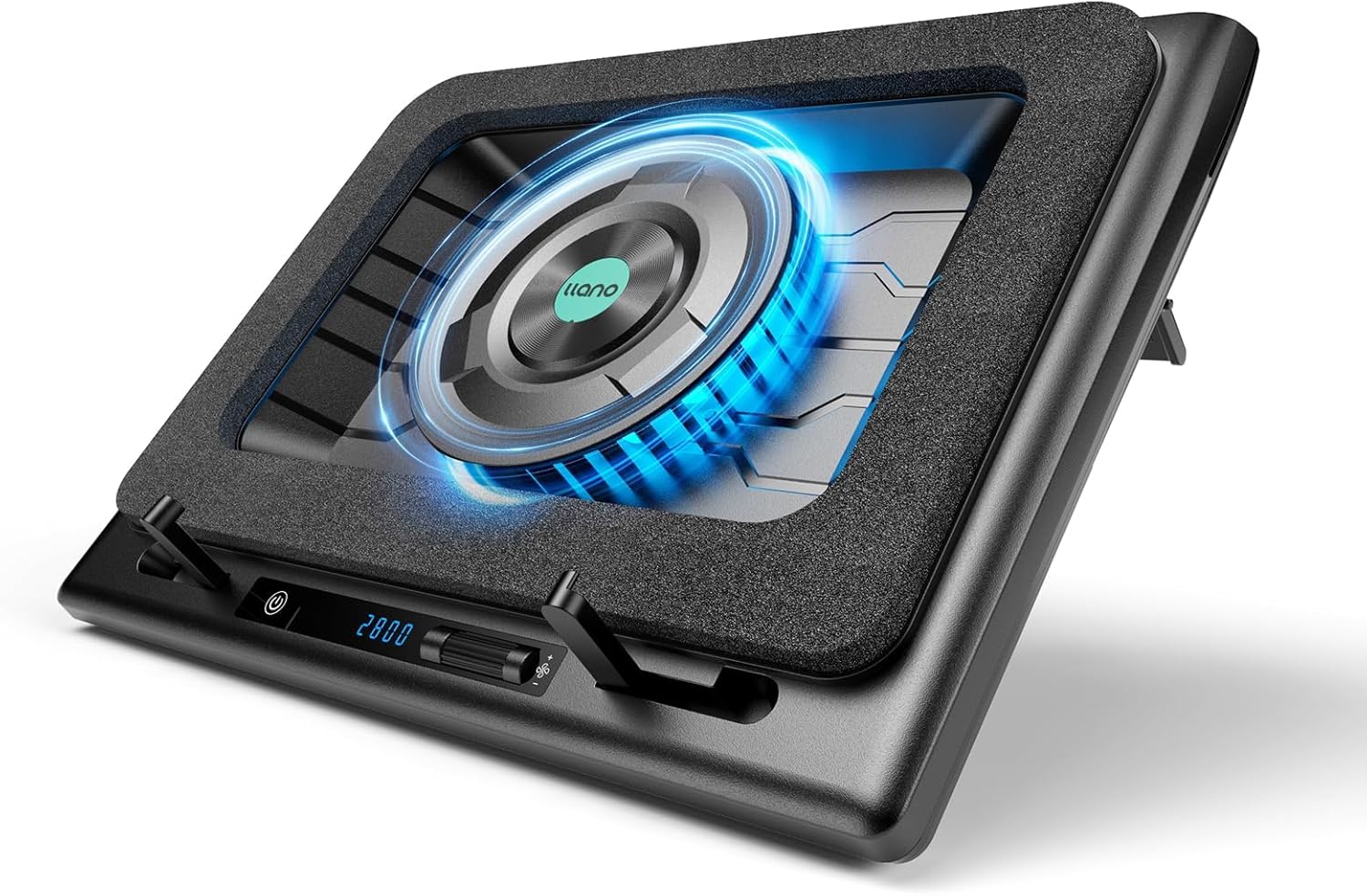 llano Laptop Cooling Pad, Gaming Laptop Cooler with Powerful Turbo Cooling Fan(5...