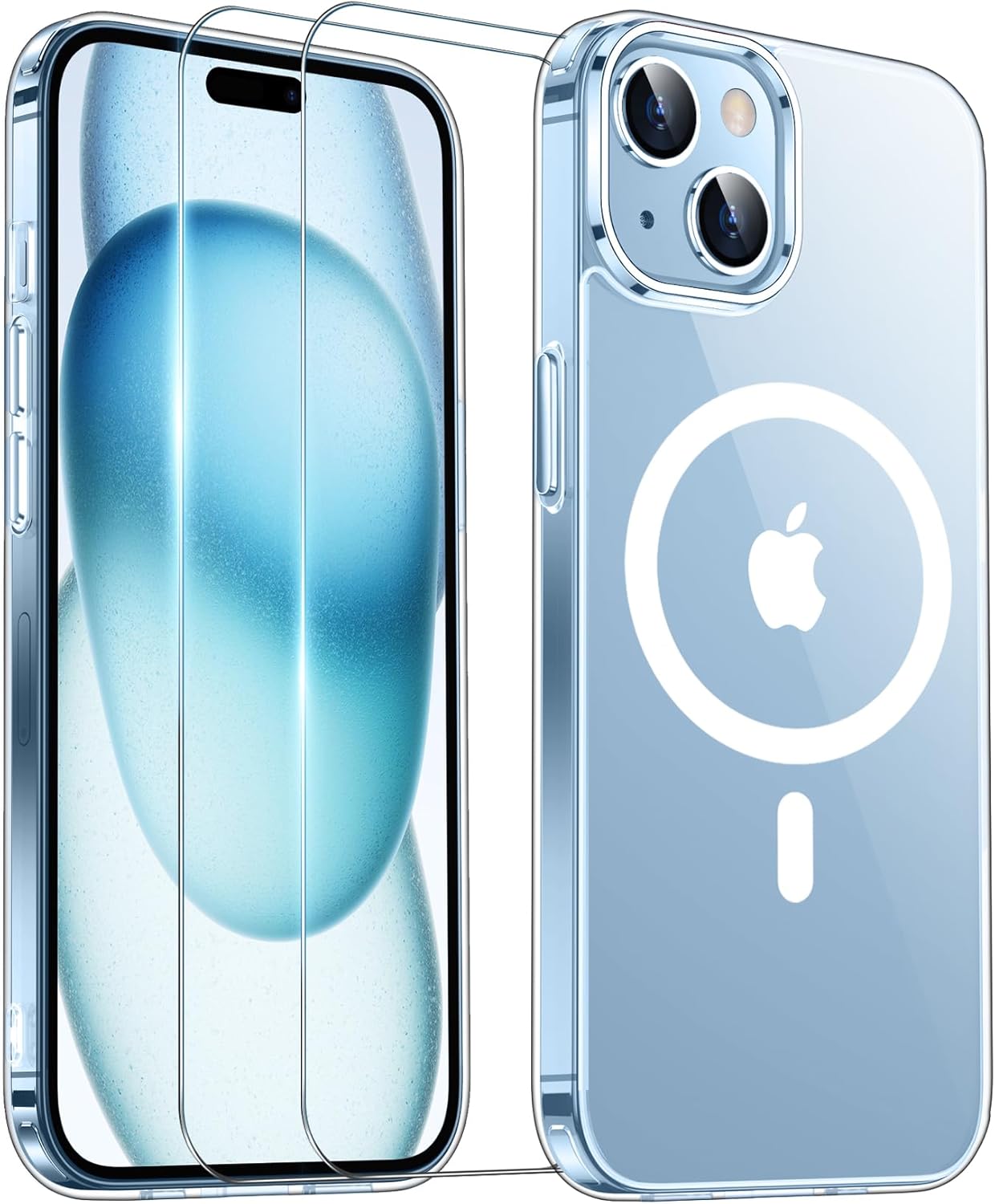 Temdan Designed for iPhone 15 Case Clear,[Compatib...