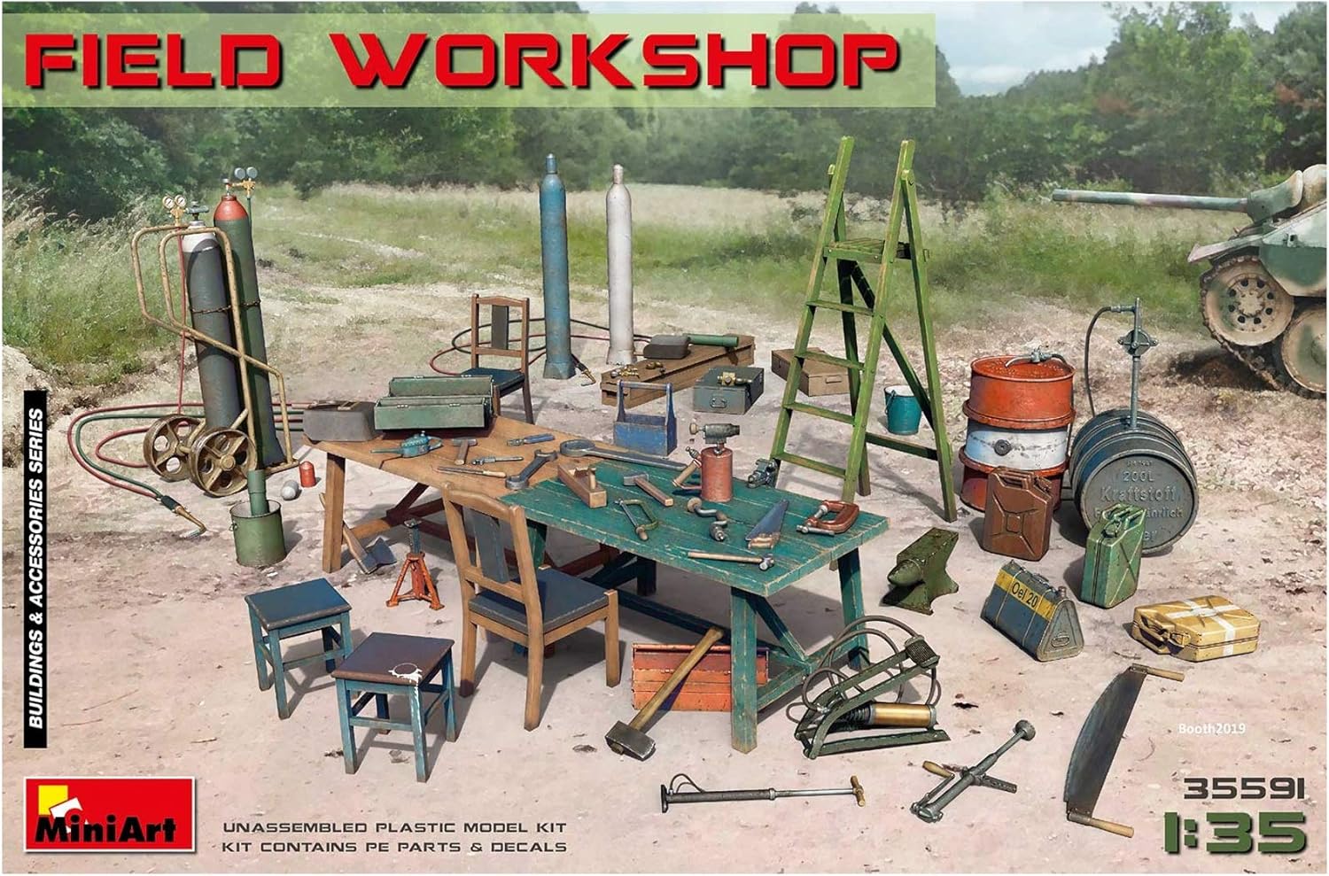 Best Miniart MIN35591 Plastic Model Kit, Special Model Kit for Various Designs