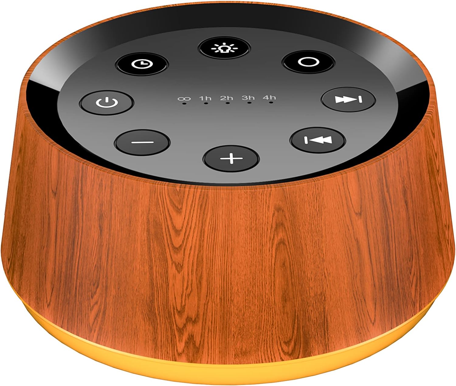 White Noise Sound Machine with 30 Soothing Sounds 12 Colors Night Light Brown No...