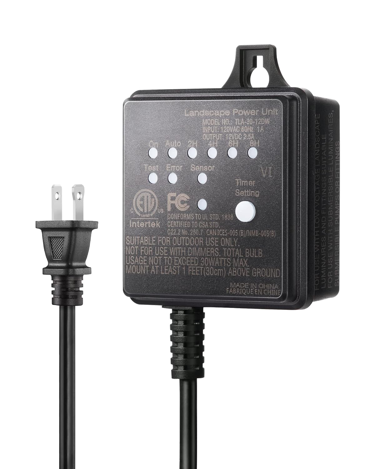DEWENWILS 30W Outdoor Low Voltage Transformer with...