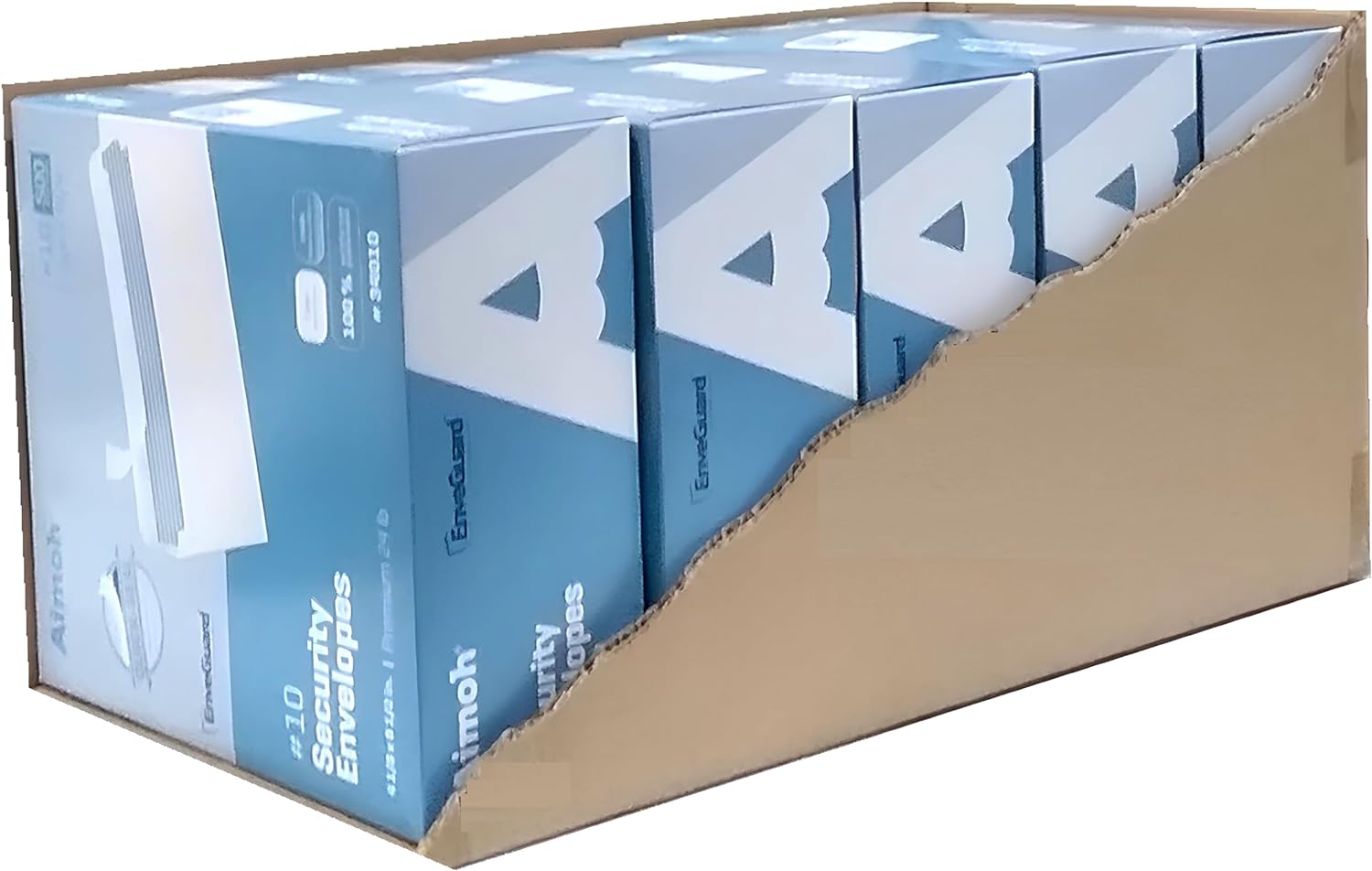 #10 Security Self-Seal Envelopes - 1 Case - 5 Packs - 2500 Envelopes, Windowless...