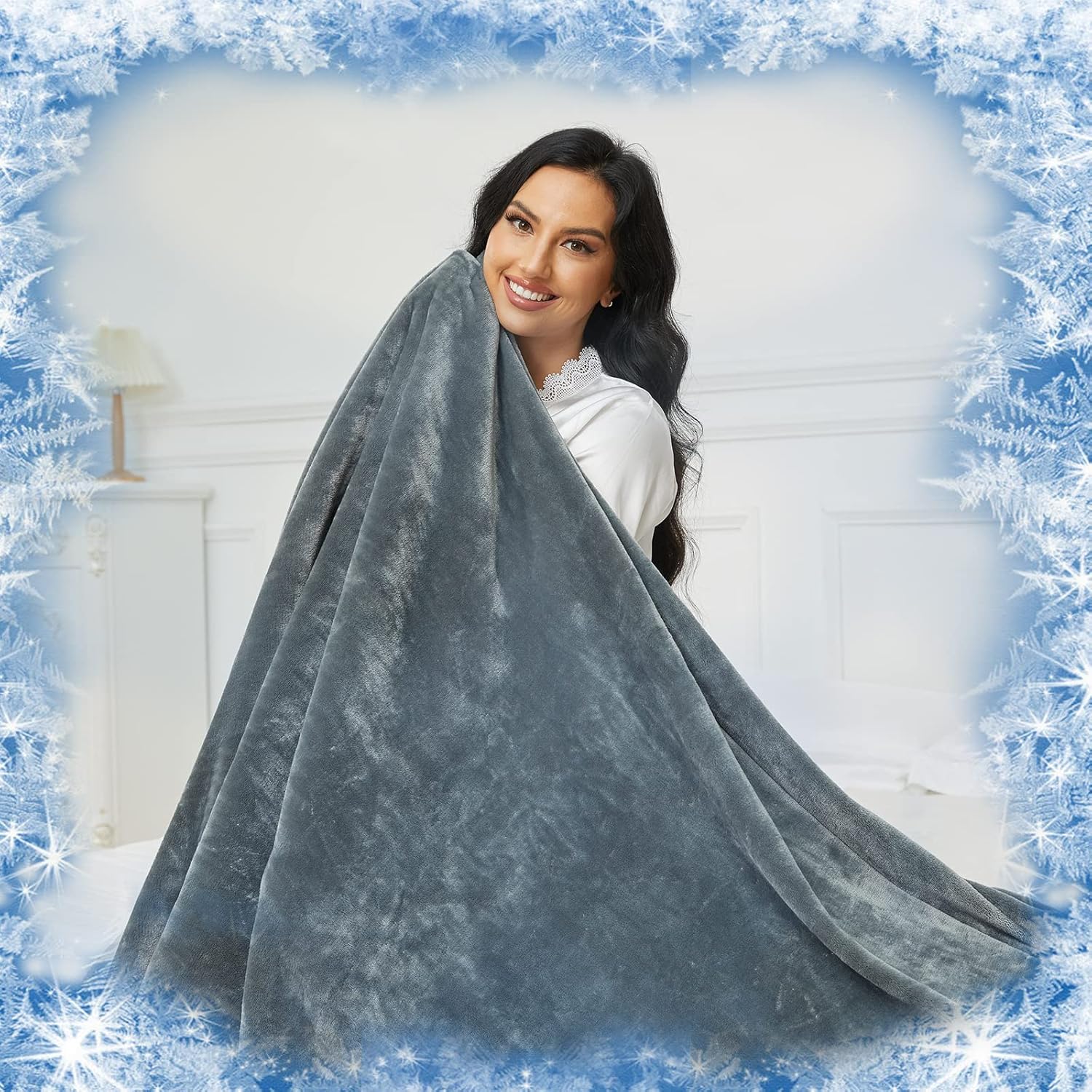 Uplayteck Cooling Blankets for Hot Sleepers - Double-sided Soft Bed Throw Summer...