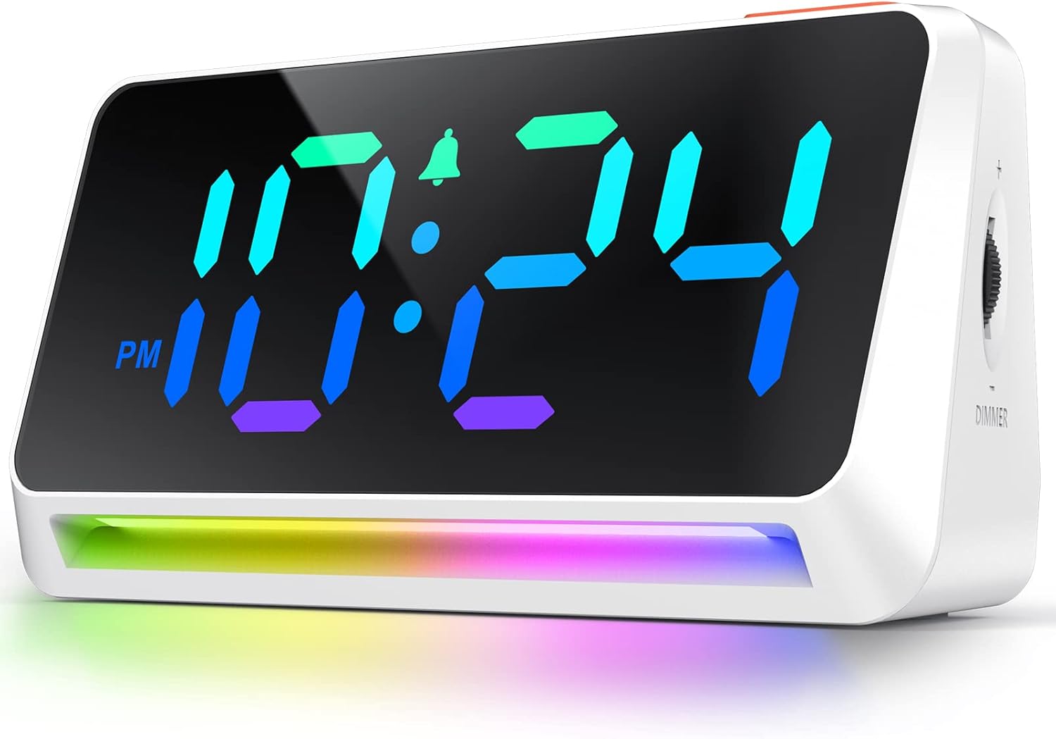 [RGB] Super Loud Alarm Clock for Bedroom, Heavy Sl...