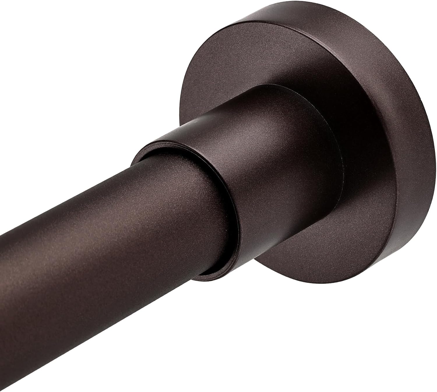 BRIOFOX Shower Curtain Rod Adjustable 47-61 Inch, Spring Tension Shower Rod No D...