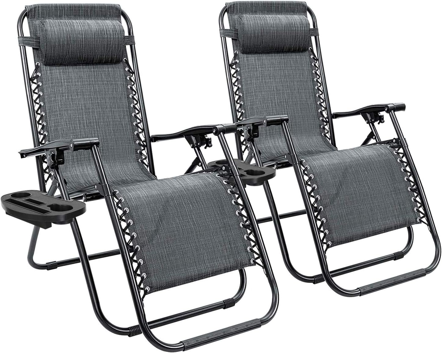 Homall Zero Gravity Chair Adjustable Folding Lawn Lounge Chairs Outdoor Lounge G...