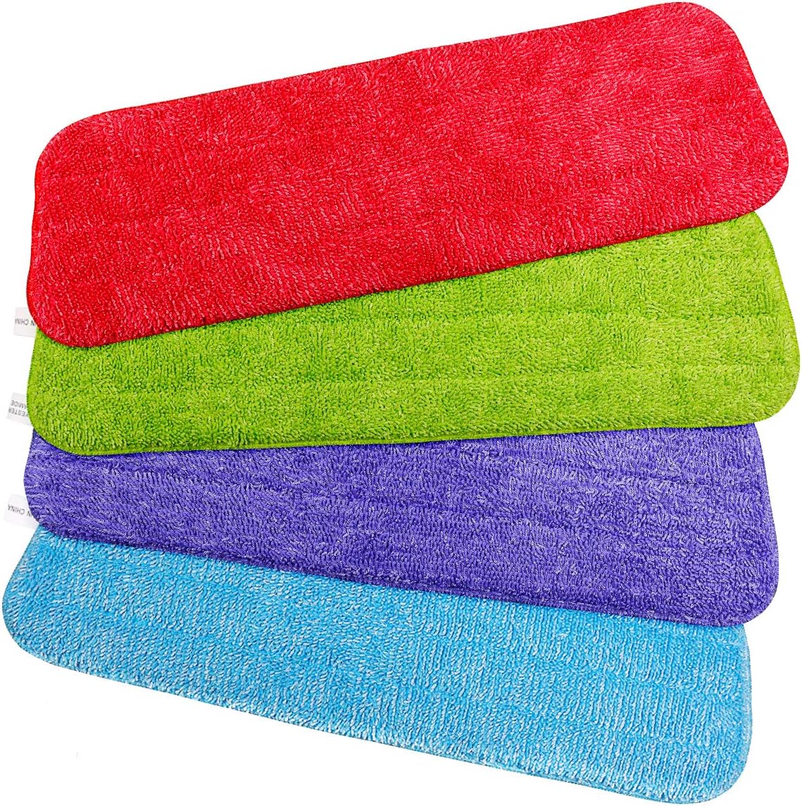 Ulable 4 Pack Spray Mop Heads, Microfiber Replacement Reveal Mop Cleaning Pad Cl...